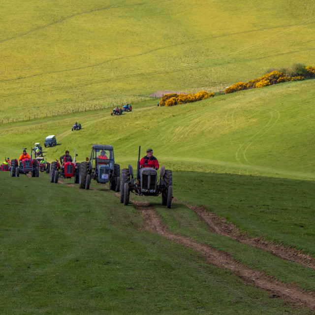 "The Les House Tractor Trundle 22" by Dorset Rural Photography - £5.00 "The Les House Tractor Trundle 22" stock image