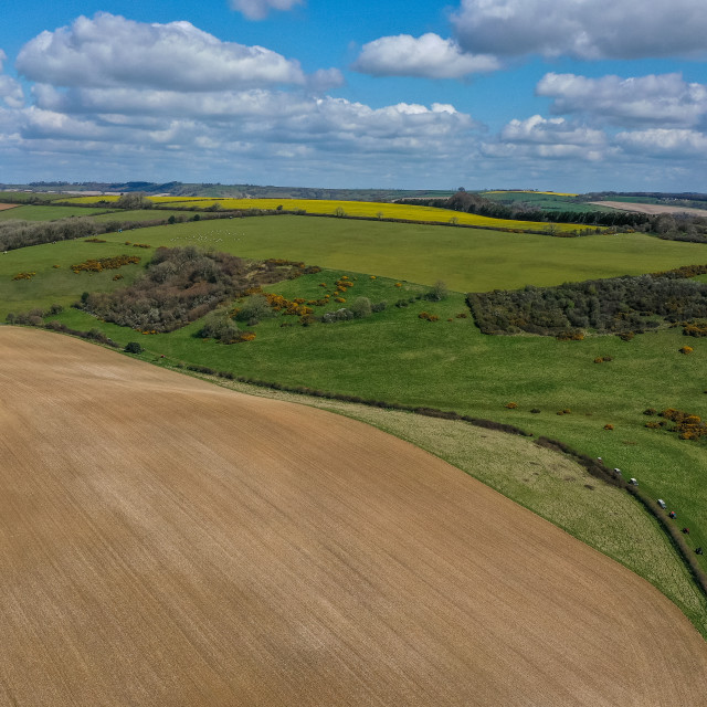 "The Les House Tractor Trundle 22" by Dorset Rural Photography - £5.00 "The Les House Tractor Trundle 22" stock image