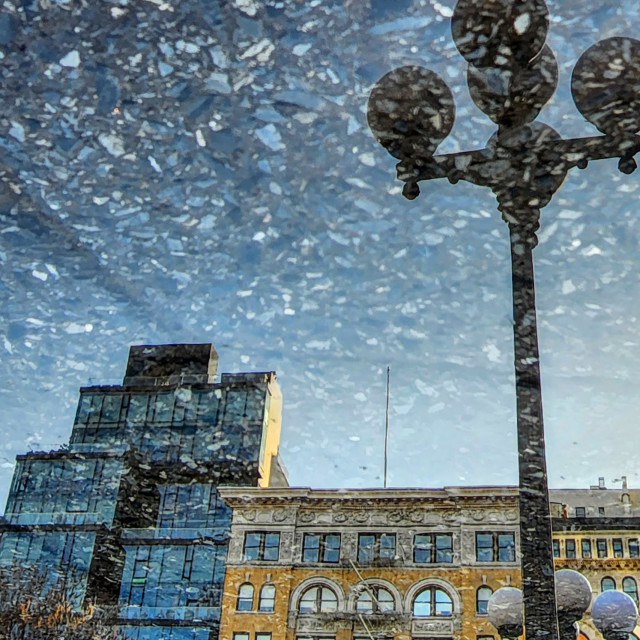 "Union Square after a rain" by Nancy E Hightower - £6.00 "Union Square after a rain" stock image