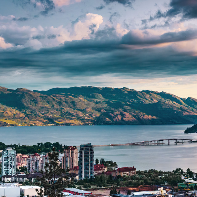 "Golden Hour in Kelowna" by Adam Price - $12.26 "Golden Hour in Kelowna" stock image
