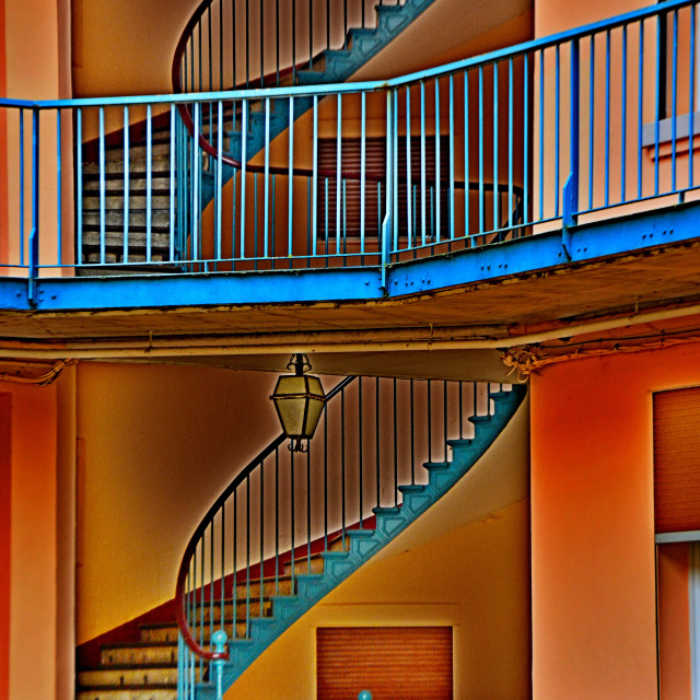 "Steps up 2 floors" by Amit Mendelsohn - $48.91 "Steps up 2 floors" stock image