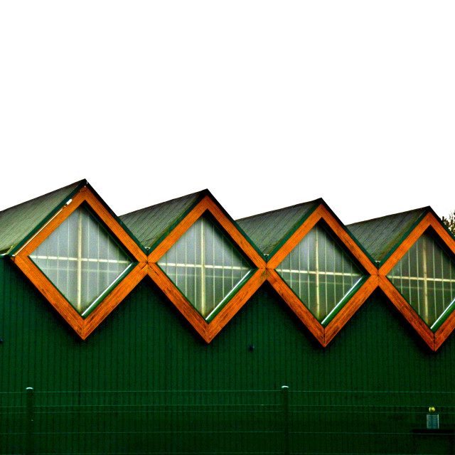 "WIndows in the green building" by Amit Mendelsohn - $48.91 "WIndows in the green building" stock image