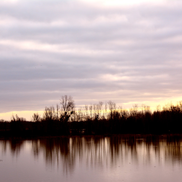 "Sunset over a lake" by Amit Mendelsohn - $48.91 "Sunset over a lake" stock image