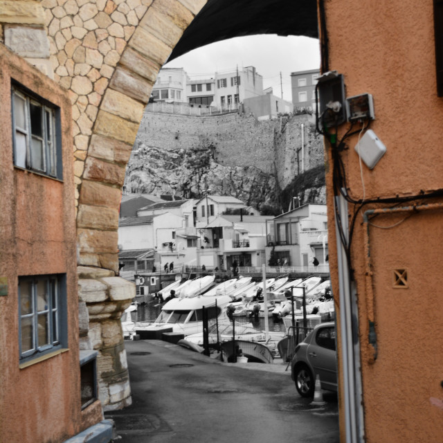 "Vallon des auffes a different view" by Amit Mendelsohn - $48.91 "Vallon des auffes a different view" stock image