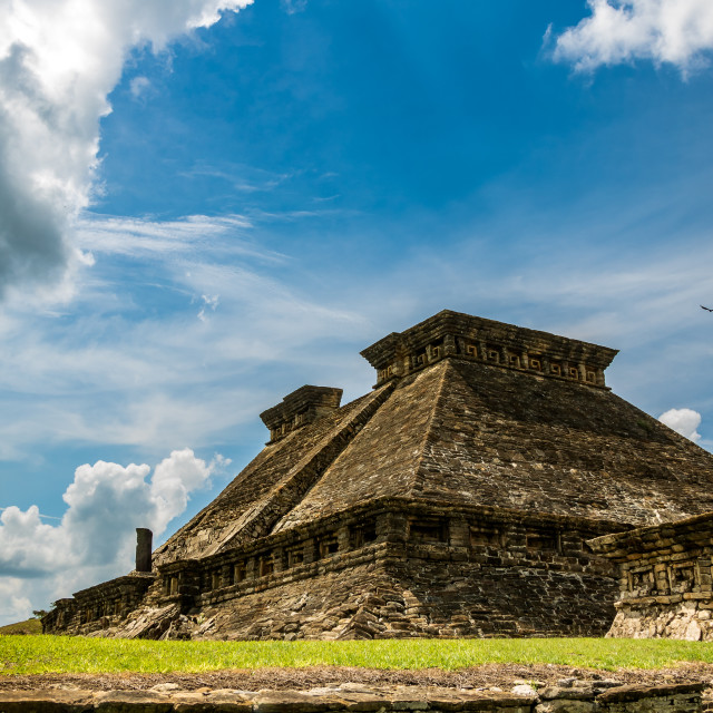 "Building V of the Tajín I" by Expvisual Filmmaking and Photography SAS de CV - $12.35 "Building V of the Tajín I" stock image