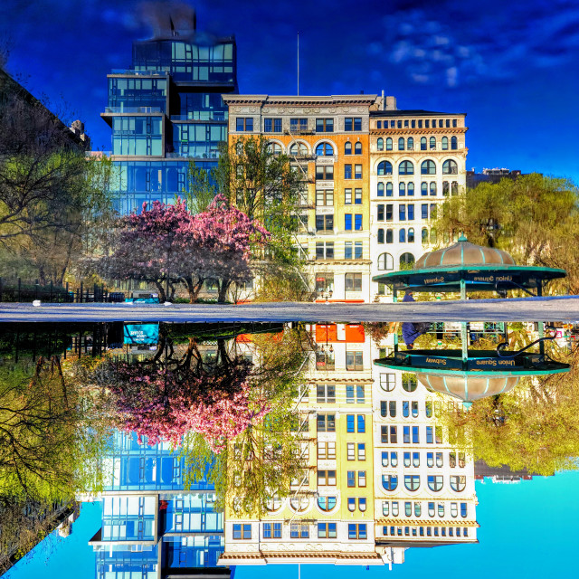 "NYC Union Square, Squared" by Nancy E Hightower - $37.20 "NYC Union Square, Squared" stock image