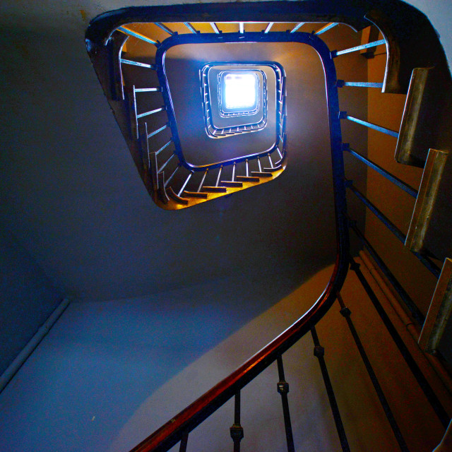 "Steps spiral" by Amit Mendelsohn - $48.91 "Steps spiral" stock image