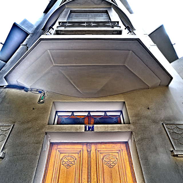 "a façade from below" by Amit Mendelsohn - $48.91 "a façade from below" stock image