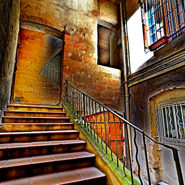 "steps up another view" by Amit Mendelsohn - $48.91 "steps up another view" stock image