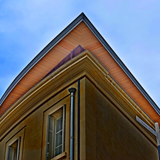 "The edge of a building" by Amit Mendelsohn - $48.91 "The edge of a building" stock image