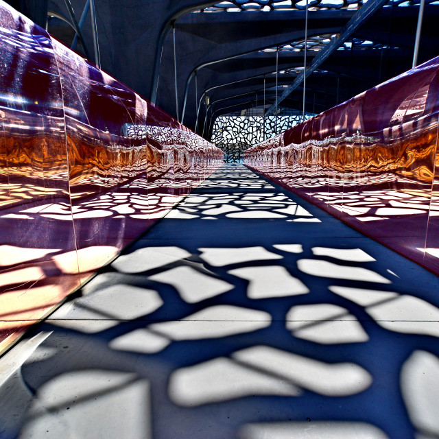 "A corridor in the MUCEM" by Amit Mendelsohn - $48.91 "A corridor in the MUCEM" stock image