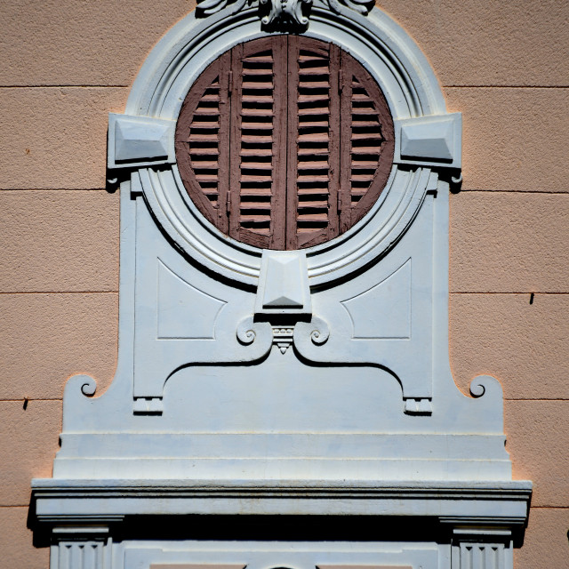 "A window with a stone frame" by Amit Mendelsohn - £50.00 "A window with a stone frame" stock image