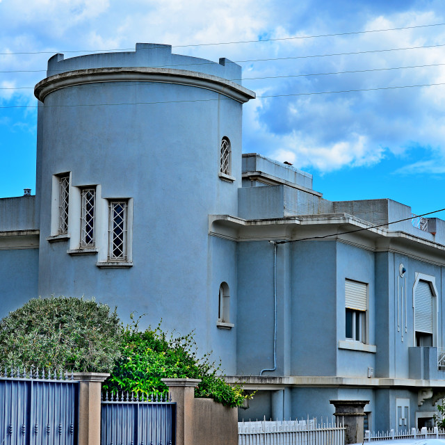 "A Bauhaus Villa" by Amit Mendelsohn - £50.00 "A Bauhaus Villa" stock image