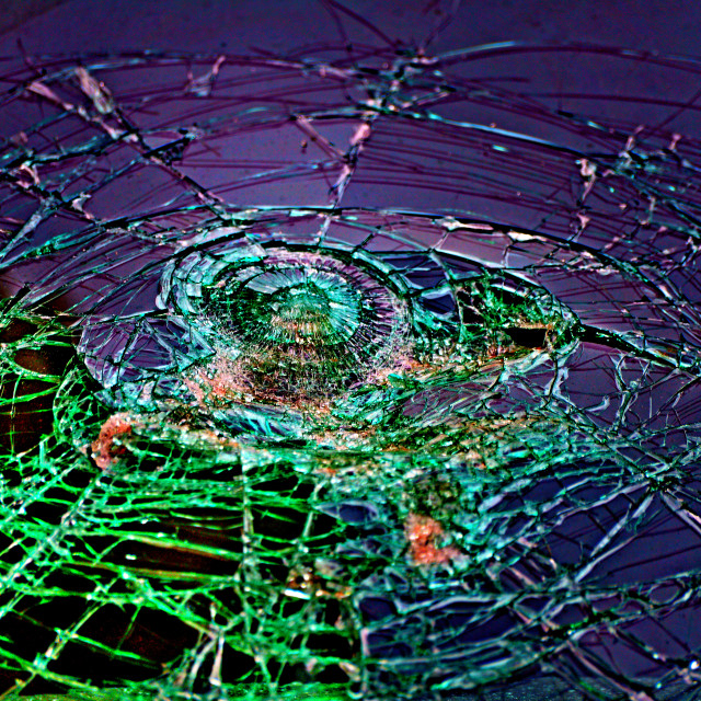 "Broken glass" by Amit Mendelsohn - £50.00 "Broken glass" stock image