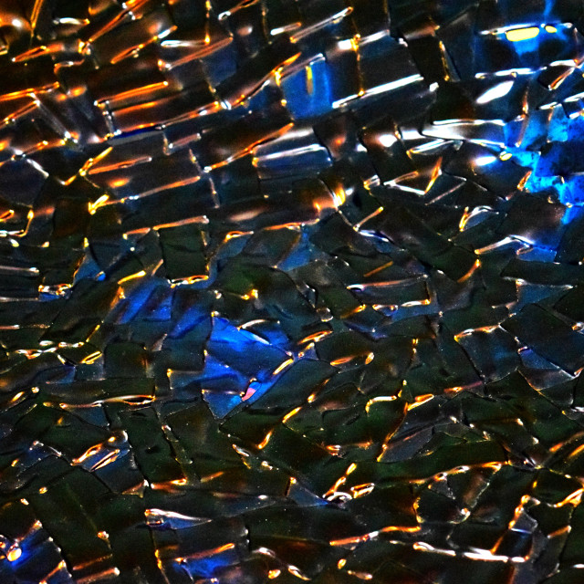 "Broken pieces of glass" by Amit Mendelsohn - £50.00 "Broken pieces of glass" stock image