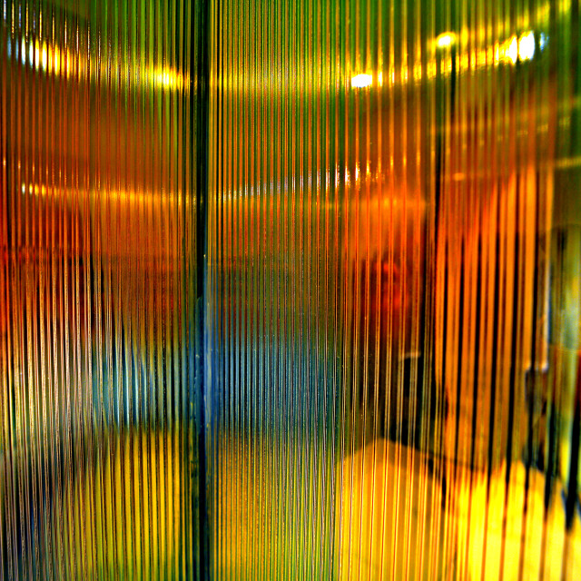 "Waved Plexiglass" by Amit Mendelsohn - £50.00 "Waved Plexiglass" stock image
