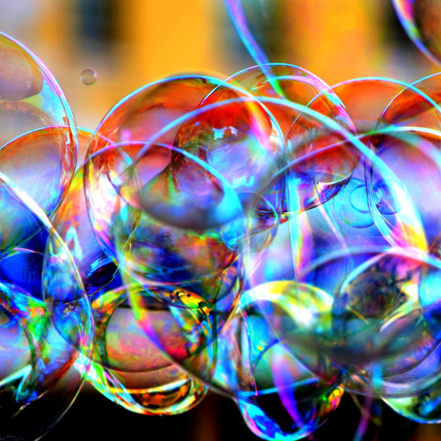 "Soap bubbles" by Amit Mendelsohn - £50.00 "Soap bubbles" stock image