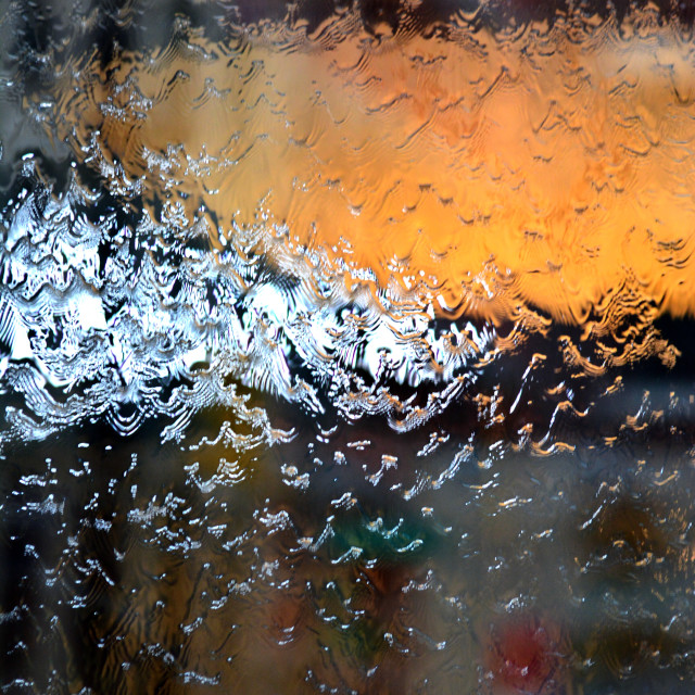 "Water on a glass" by Amit Mendelsohn - £50.00 "Water on a glass" stock image
