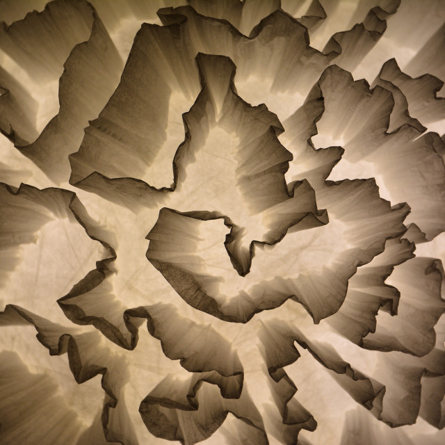 "Light pattern on paper" by Amit Mendelsohn - £50.00 "Light pattern on paper" stock image