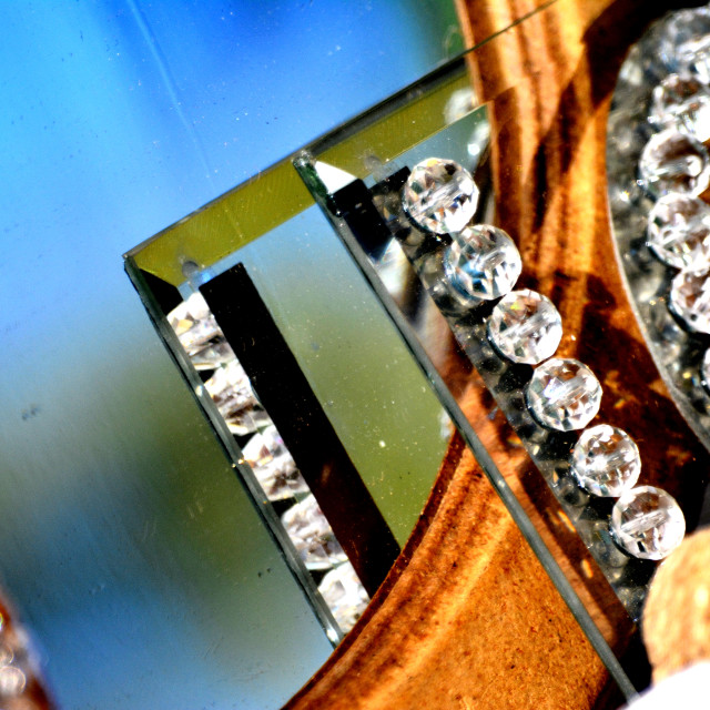 "Mirror and jewel" by Amit Mendelsohn - £50.00 "Mirror and jewel" stock image