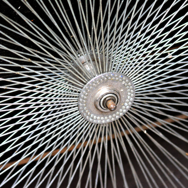"A wheel of a bicycle" by Amit Mendelsohn - £50.00 "A wheel of a bicycle" stock image