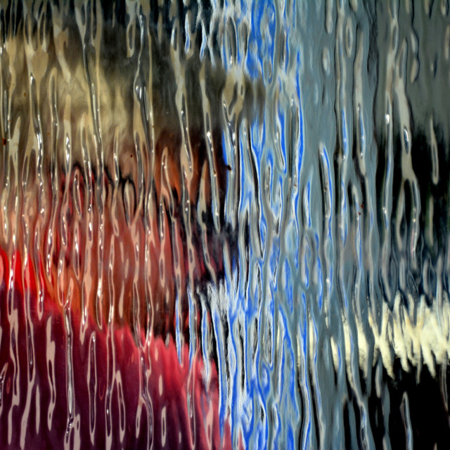 "Colours behind a nylon curtain" by Amit Mendelsohn - $48.79 "Colours behind a nylon curtain" stock image