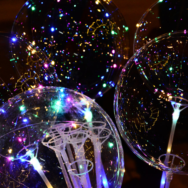"Bubbles in the night" by Amit Mendelsohn - $48.79 "Bubbles in the night" stock image