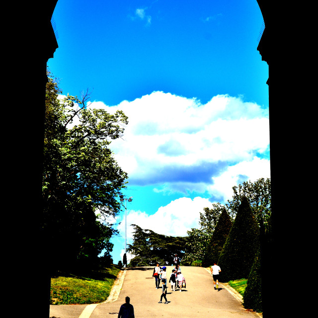 "The park in the arc" by Amit Mendelsohn - $48.79 "The park in the arc" stock image