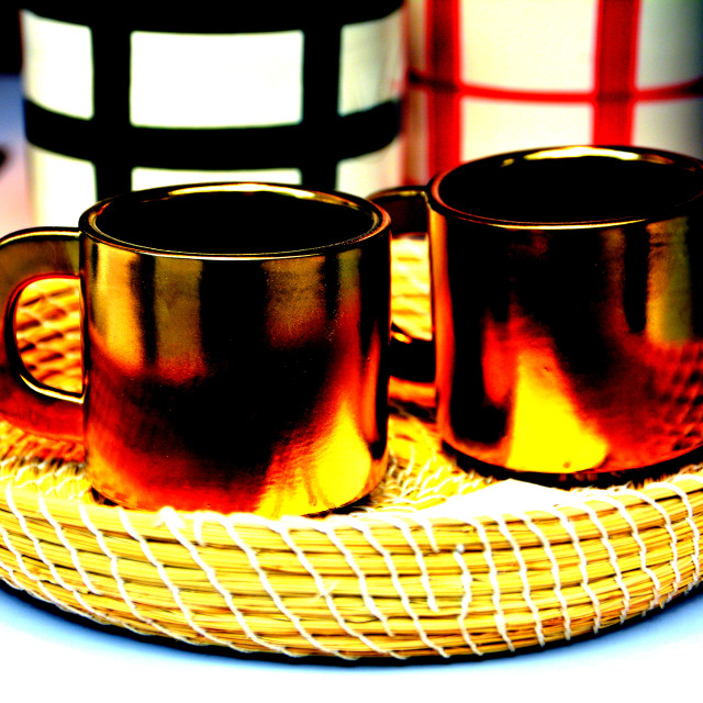 "2 golden cups" by Amit Mendelsohn - $48.79 "2 golden cups" stock image
