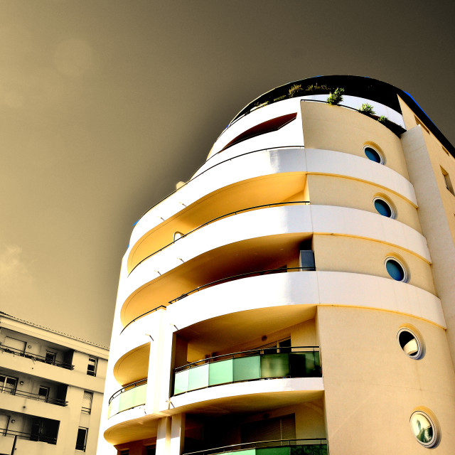 "A building" by Amit Mendelsohn - $48.79 "A building" stock image