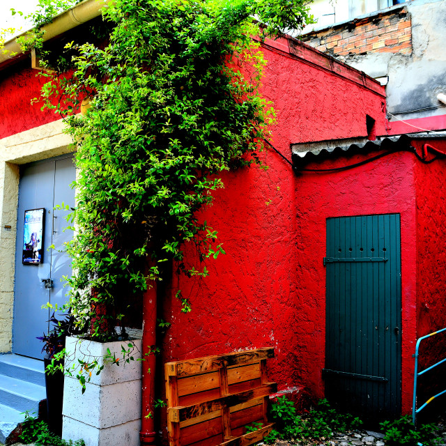 "Green over red" by Amit Mendelsohn - $48.79 "Green over red" stock image