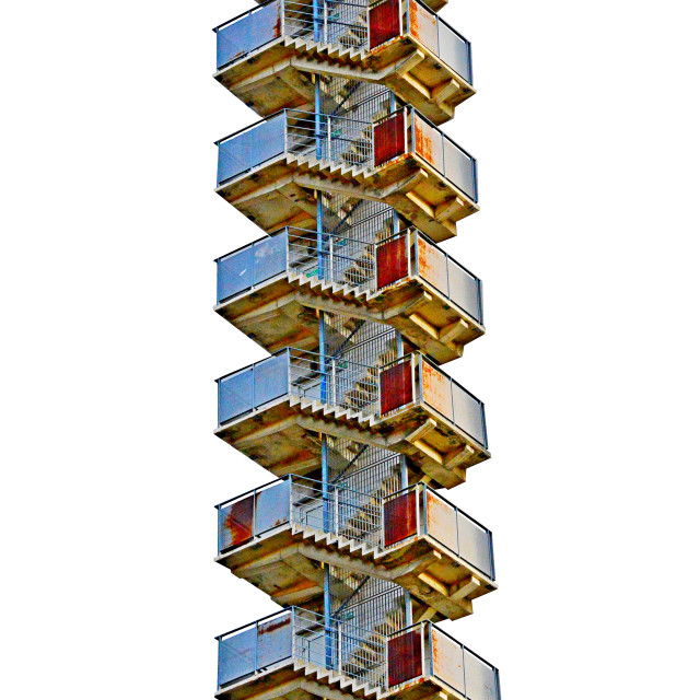 "Security steps" by Amit Mendelsohn - $48.79 "Security steps" stock image