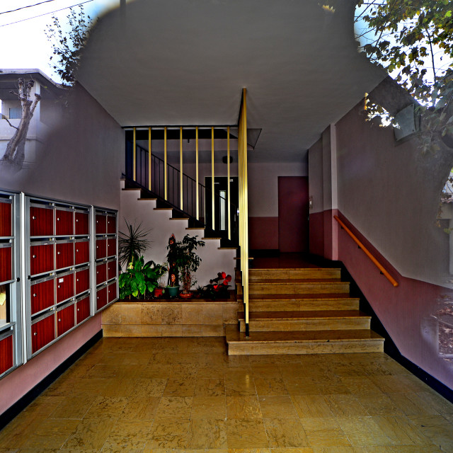 "An entrance within a reflection" by Amit Mendelsohn - $48.79 "An entrance within a reflection" stock image