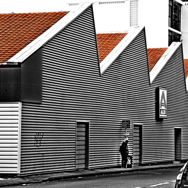 "Tiles roof ahead" by Amit Mendelsohn - £50.00 "Tiles roof ahead" stock image