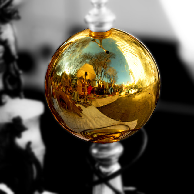 "A golden ball" by Amit Mendelsohn - $49.42 "A golden ball" stock image