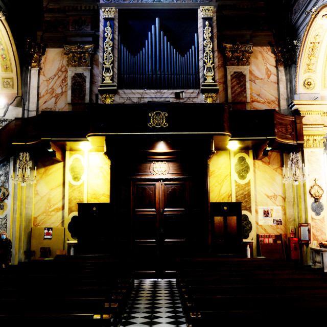 "A church in Nice" by Amit Mendelsohn - £50.00 "A church in Nice" stock image