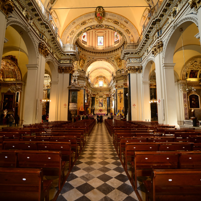 "A church in Nice" by Amit Mendelsohn - £50.00 "A church in Nice" stock image