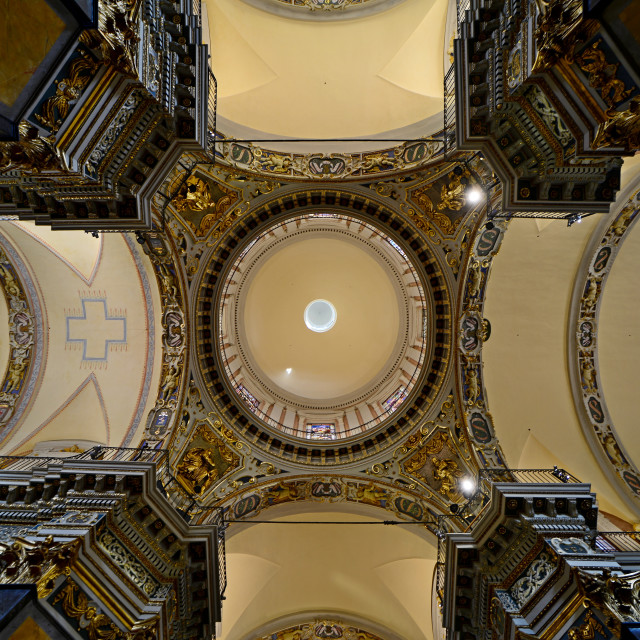 "The ceiling of a church in Nice" by Amit Mendelsohn - £50.00 "The ceiling of a church in Nice" stock image