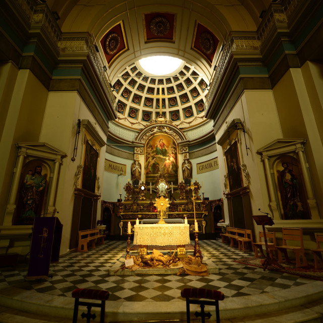 "A church in Nice" by Amit Mendelsohn - £50.00 "A church in Nice" stock image