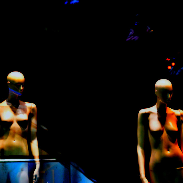 "2 women mannequin" by Amit Mendelsohn - £50.00 "2 women mannequin" stock image