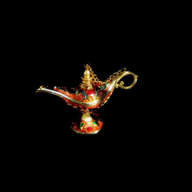"Aladdin's lamp" by Amit Mendelsohn - £50.00 "Aladdin's lamp" stock image