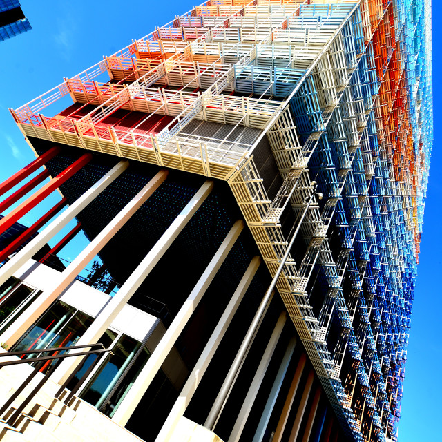 "The Marseillais Tower" by Amit Mendelsohn - £50.00 "The Marseillais Tower" stock image