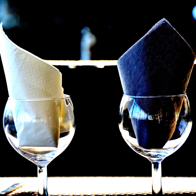 "white and blue" by Amit Mendelsohn - £50.00 "white and blue" stock image