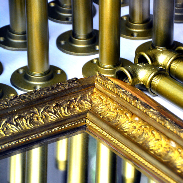 "Golden reflection" by Amit Mendelsohn - £50.00 "Golden reflection" stock image
