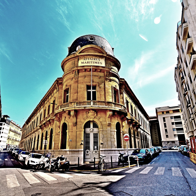 "Marseille's office of marine business" by Amit Mendelsohn - £50.00 "Marseille's office of marine business" stock image