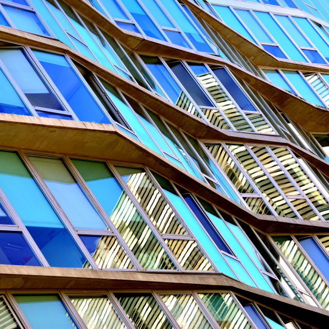 "Reflection on a building" by Amit Mendelsohn - $49.80 "Reflection on a building" stock image