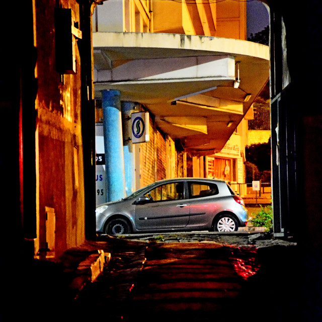 "A car in the end of the tunner" by Amit Mendelsohn - $49.80 "A car in the end of the tunner" stock image