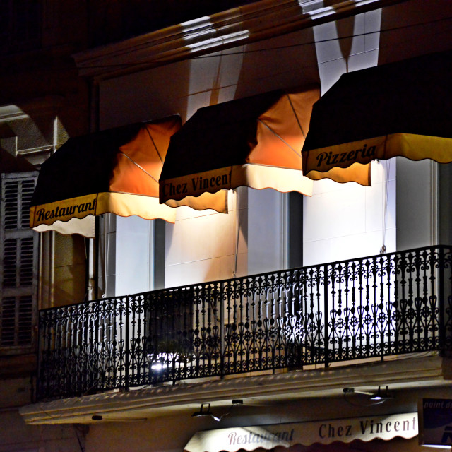 "A balcony of a restaurant" by Amit Mendelsohn - $49.80 "A balcony of a restaurant" stock image