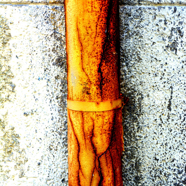 "A cracked rusty pipe" by Amit Mendelsohn - $49.80 "A cracked rusty pipe" stock image