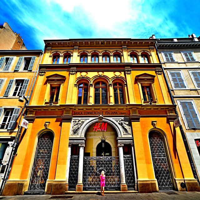 "The Italian bank (H&M today)" by Amit Mendelsohn - $49.80 "The Italian bank (H&M today)" stock image